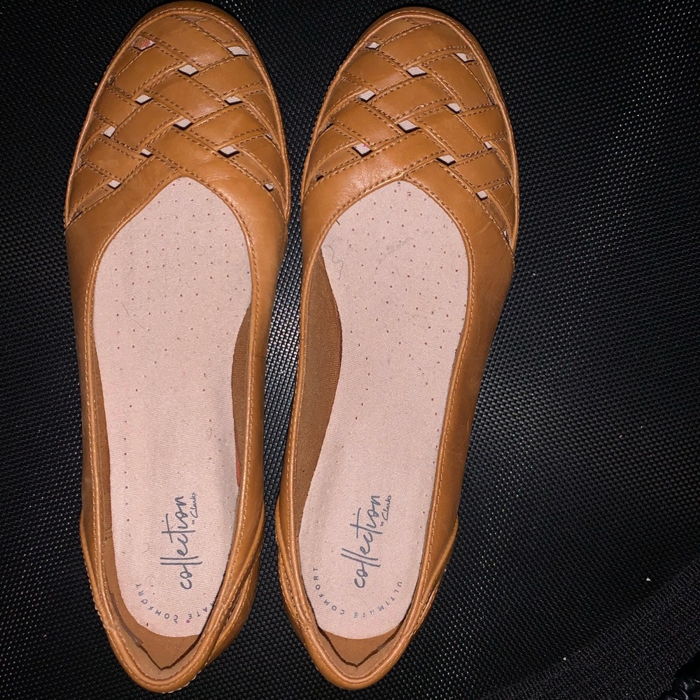 Clarks leather shoes